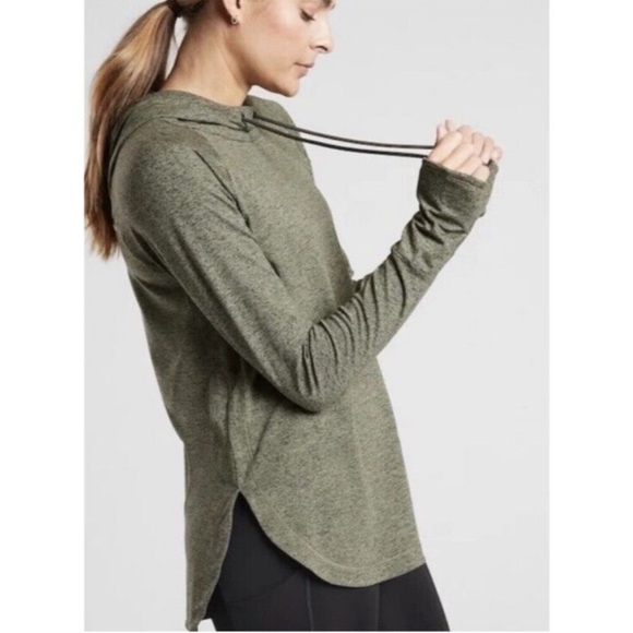 Olive green Uptempo hoodie - Picture 3 of 3